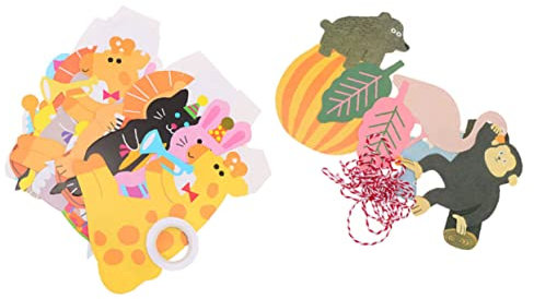 MAGICLULU Geburtstagsbanner Mit Tiermotiv 2 Stück Babyparty- Wandbehang Für Die Vorschule