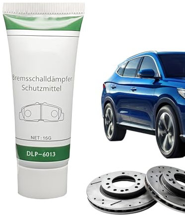 Grasa de calibración: lubricante de pastillas de freno premium, uso de contacto con metal eléctrico | Compuesto de ensamblaje de calor alto para componentes deslizantes de mantenimiento de automóviles