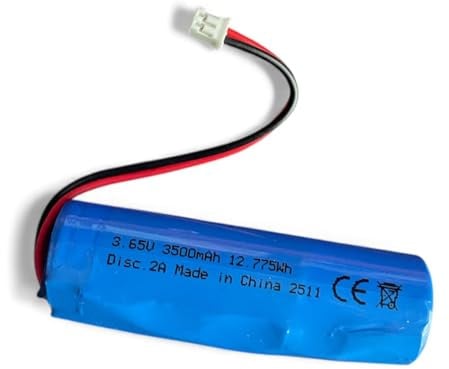 Batterie Ricaricabili 3,7V 3.7V/3.65V 3500 mAh Batteria ricaricabile agli ioni di litio PH2.0 Connettore XH2.54 (1pcs 3500mAh XH2.54) Discarge 2A