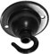 Lightweight Single Hook Ceiling Rose for Pendant Lights, Chandelier Hook, Industrial Style Heavy Duty Hook for Hanging Ceiling Lights with Suspension Chain, Black