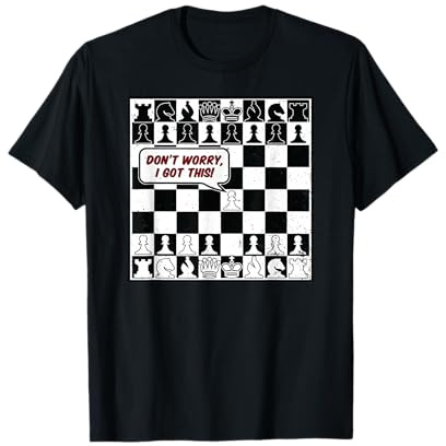 Funny Chess Shirt for Men Boys Checkerboard Chess Board T-Shirt