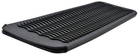 Lintat Funda de silicona resistente al calor para rizadores, planchas de pelo, secadores y otras herramientas de peinado (29 x 14 x 1 cm), color negro