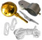 Fahnenmast Teile Reparatursatz 3 Topper Gold Ball Ersatzteil Hardware Fahnenmastbefestigung
