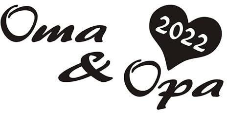 Baumgartner Oma & Opa 2022 Spruch Styling Auto Aufkleber Sticker Bomb Shocker Tuning Decal OEM Dub_SPR-036 (062 hellgrün)