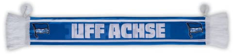 Hertha BSC Autoschal Schal Uff Achse mit Saugnäpfen