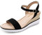 DREAM PAIRS Espadrilles À Bout Ouvert pour Femme Sandales Élégantes À Plateforme,Size 39,Noir,SDPW2342W-E