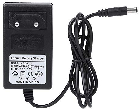 Ejoyous Massagepistole Ladekabel 25V, Stecker Adapter Netzteilkabel für Massagepistole Muscle Blaster Universal Adapter Schalter Netzteil