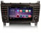 Erisin 8-Kern Bluetooth 5.0 Android 14 Autoradio GPS Navi für Mercedes C/CLK/CLC Klasse W203 W209 7 Zoll Touchscreen Kabelloses CarPlay Android Auto DAB+ DVD FM Radio DSP WiFi TPMS 4GB RAM+64GB ROM