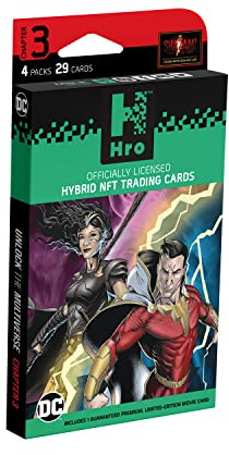 HRO 10037757-0001 Hybrid Trading Cards-Chapter 3: Shazam-4-Pack Premium Box