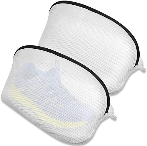 Schuhe Waschbeutel, 2 Stück Wiederverwendbare Netzschuhe Wäschesack Schuh Wäsche Beutel 45cm*30cm*30cm