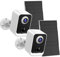 PEEIPM 2 Paquetes Cámara Vigilancia WiFi Exterior, Cámaras de Vigilancia sin Cables, Visión Nocturna en Color, Detección de AI, Llamadas Bidireccionales, Impermeabilización IP66