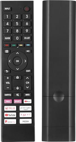 Télécommande de Rechange ERF3A80 Compatible avec TV Hisense 4K UHD