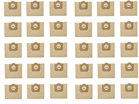 Bolsa for polvo de barredora de 30 piezas. Compatible con KARCHER WD3. Compatible con aspiradora Premium WD 3.300 M WD 3.200 WD3.500 P 6.959-130.