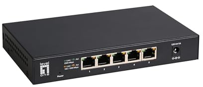 LevelOne GEU-0525 5-Port Unmanaged 2,5-Gigabit Ethernet Switch