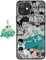 Staremeplz Hülle für iPhone 16 Anime Handyhülle [Mit Schlüsselbund] Cartoons Volleyball Junior Silikon Sanft Bumper Case Hülle für iPhone 16 - Haikyuu 5
