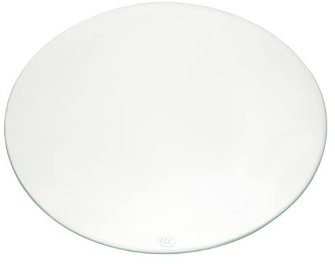 PAMINGONO Tapa De Cristal Redonda Plato Giratorio Con Rodamientos Tocadiscos Comedor Grande Mesa Auxiliar Redonda Mesa De Comedor Giratoria Mesa Giratoria De Comedor Vidrio Transparent