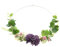 FRANK FLECHTWAREN LED-Ring Blumen, Metall, mattweiß, Kunststoff, 20 warmweiße LEDs, batteriebetrieben, An-/Aus-Schalter Maße: Ø 30 cm, ohne Batterien, nur für den Innenbereich geeignet