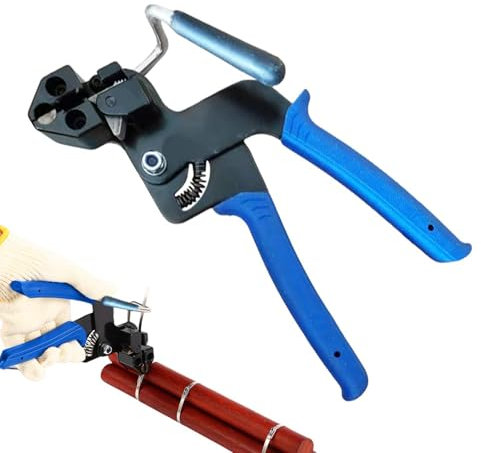 Herramienta para cortar bridas,Herramienta para apretar bridas - Alicates para bridas de cables de acero inoxidable Bridas para cercas de eslabones de cadena - Cortadores de bridas, herramienta para b