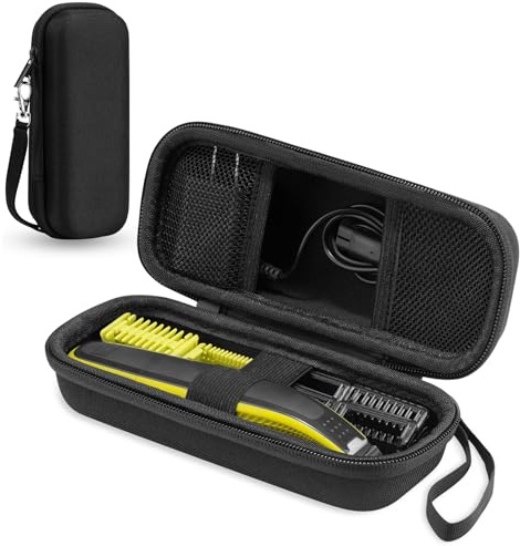 Tragetasche für Philips OneBlade Elektrischer Trimmer und Rasierer, Hartschalen Reiseetui Schutzhülle für Bartschneider