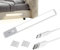 Illuminazione sotto armadietto, barra luminosa notturna senza fili, con sensore di movimento, striscia magnetica ricaricabile a LED, luce attivata al tocco per cucina, parete del corridoio, scrivania
