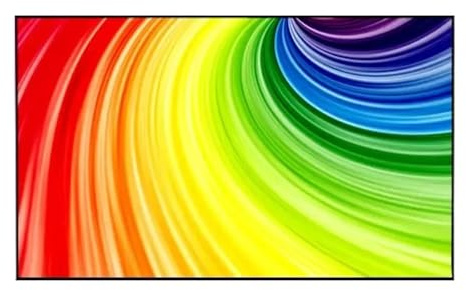 DGOINGPI videoprojecteur Écran Écran de Projection à Cadre en Cristal, rejet de lumière ambiante ALR 16:9, 30 à 120 Pouces, pour projecteur UST à focale Ultra Courte(30 inch)