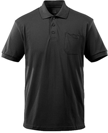 Mascot 51586-968-09-2XL Orgon Polo-Shirt, Black, 2X-Large