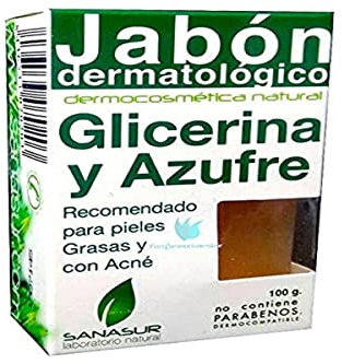Sanasur Jabon Glicerina Azufre 100Gr. 100 G