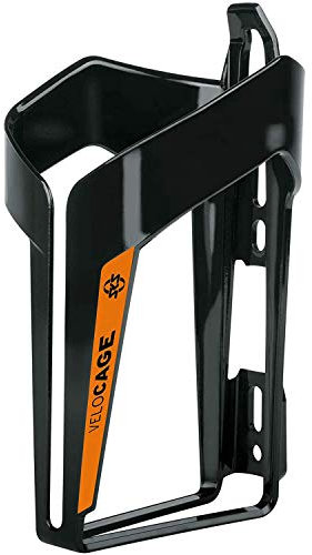 SKS GERMANY Velo Cage Flaschenhalter, schwarz glänzend/orange, TU EU