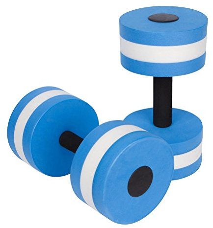 WINOMO 2pcs Aquatic Exercise Dumbells Eva Water Barbells für die Wasserbeständigkeit Aerobic