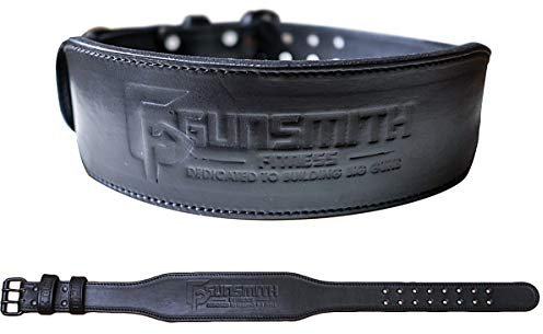 Gunsmith Fitness Apex Gewichthebergürtel – Ultra Premium Handarbeit, Schwarz Olympic & Powerlifting