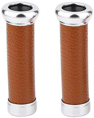 Suuonee Motorrad Griff, Universal Motorrad Griff Griffe Rutschfestigkeit Handschutz Zubehör Ersatz[braun]