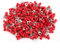 250Pcs Wire Connectors Insulated Fork Connectors Insulated Electrical Wire Terminals Crimp Fork Connector Set for Electric Power Equipment and Home Appliance (Red)