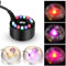 FITNATE Máquina de Niebla con 12 Luces LED Que Cambian de Color, Atomizador, Humidificador para Fuentes, Estanques, Hollywood, con Interruptor de Encendido/Apagado