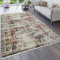 Paco Home Teppich Wohnzimmer Vintage Orient Muster Abstrakt Verschiedene Designs Farben, Grösse:80x150 cm, Farbe:Rot