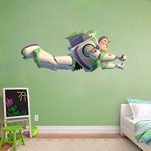 HUGF Wandtattoo Buzz Lightyear Stickers Removable Graphic Wall Stickers Home Decor