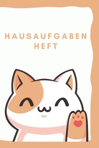 Hausaufgabenheft mit Katzen: Schukaufgabenheft, Katze, Stundenplan