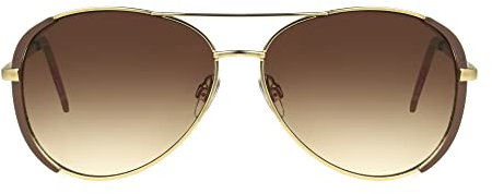 Foster Grant Damen 25299ltl700 Sonnenbrille, Gold/braun, One Size