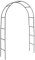 WJ Pergola-Pavillon Aus Metall, Rekonfigurierbar, 2,1 M Hoher Rosenpavillon, Verschiedene Kletterpflanzen (Color : Black)