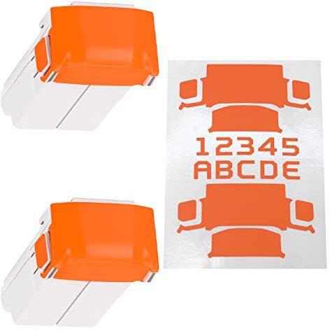 WRAPGRADE Skin Kompatibel mit DJI Mini 4 Pro/Mini 3 Serie | 2 Batterien (NEON ORANGE)