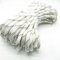 Liros Corde Safe Pro de 30 m de diamètre - 12 mm - Semi-statique - Double tressage - Sans plis - En acier rapide - Blanc