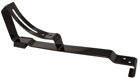 DAPRONA Laufroststütze für Dachtritt und Laufrost 48,5cm, für gewellte Dachziegel, verzinkt Schwarz, Dachtritte für Schornsteinfeger