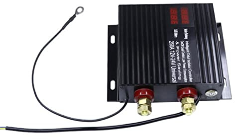 150 200 250Amp Battery Isolator Switch Smart Dual Control Smart Isolator, 12V/24V Universal Voltage Sensitive Relay VSR for ATV, UTV, RV, Truck, SUV, Off-Roader Vehicle (250AMP)
