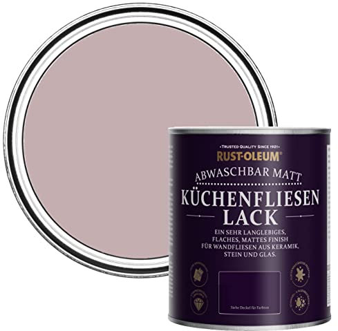 Rust-Oleum Wasserabweisender Küchenfliesenlack in mattem Finish -Sanftes Licht 750ml