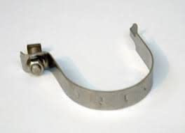 Stainless Steel Sign Post Fixing Clamp 50 mm Dia. Pack of 10