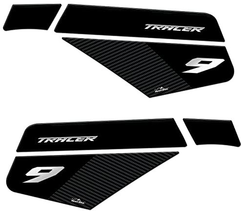 Resin Bike Adesivo Moto Compatibile con Yamaha Tracer 9 2023 2022. Protezioni Laterali Serbatoio Moto. Adesivo 3D Resinato Compatibile con: Redline, Icon Grey, Tech Camo, Midnight Black