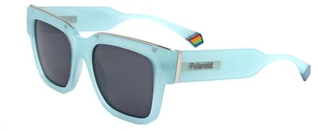 Polaroid Pld 6198/s/x MVU/M9 AZURE Sunglasses Unisex Polycarbonate, Standard, 52