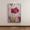 Ölbilder Auf Leinwand Handgemalt, Rote Textur Pfingstrose Blume Abstrakte Kunst Moderne Kunstwerke Rahmenlose Handgemalte Ölgemälde Auf Leinwand Wandkunst Für Wohnzimmer Schlafzimmer Büro Wohn