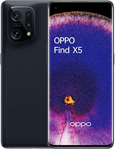 OPPO Find X5 Pro 5G - Smartphone 256GB, 12GB RAM, Dual SIM, Pantalla 6,7”, Cámara 50MP+50MP+13MP, Vídeo 4K Nocturno, Batería 5000mAh, Carga Rápida 80W – Blanco (Reacondicionado)