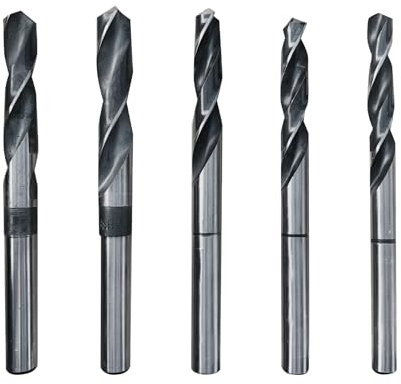 NORTOOLS Blacksmith Drill Bit 5 PCS HSS Power Tools Set with 1/2 inch Shank for Drilling Iron Wood Steel 11-15mm