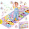 MOYKSRR Klaviermatte für Kinder mit 8 Musikinstrumente, Spielzeug ab 1 Jahr, Musikmatte für Kinder, Kinderspielzeug ab 1 2 3 4 Piano Matte, Geschenk für Mädchen Junge Weihnachts Geburtstag